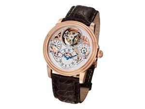 Stuhrling Original Men's Saturnalia Tourbillon Embossed Crocodile Strap Watch Stuhrling Original Men's Saturnalia Tourbillon Embossed Crocodile Strap Watch