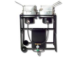 King Kooker 30-inch Dual Frying Cart Package King Kooker 30-inch Dual Frying Cart Package