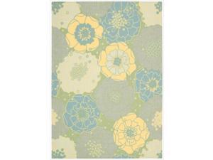 Nourison Home and Garden Floral Green Indoor/Outdoor Rug (7'9" x 10'10") Nourison Home and Garden Floral Green Indoor/Outdoor Rug (7'9" x 10'10")