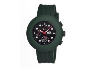 Mos Men's Rome Black Dial Forest Green Silicone Analog Chronograph Watch Mos Men's Rome Black Dial Forest Green Silicone Analog Chronograph Watch