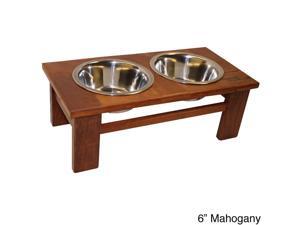 Dynamic Accents 6 or 12 inches High Oak Pet Feeders Dynamic Accents 6 or 12 inches High Oak Pet Feeders