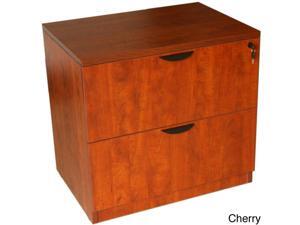 Boss Two-drawer Cherry or Mahogany Finished Lateral File Boss Two-drawer Cherry or Mahogany Finished Lateral File