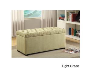 Ave Six Sahara Tufted Storage Bench with Easy-care Fabric & Slam Proof Lid Ave Six Sahara Tufted Storage Bench with Easy-care Fabric & Slam Proof Lid
