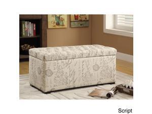 Ave Six Sahara Tufted Storage Bench with Easy-care Fabric & Slam Proof Lid Ave Six Sahara Tufted Storage Bench with Easy-care Fabric & Slam Proof Lid