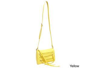Parinda Minna Croco Embossed Faux Leather Crossbody Bag Parinda Minna Croco Embossed Faux Leather Crossbody Bag