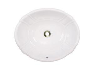 MR Direct O1815-B Bisque Porcelain Vessel / Drop-in Bathroom Vanity Sink MR Direct O1815-B Bisque Porcelain Vessel / Drop-in Bathroom Vanity Sink