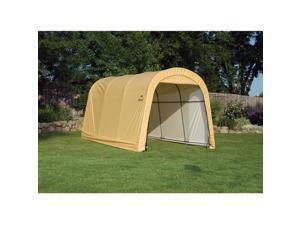 ShelterLogic Round Sandstone Auto Shelter ShelterLogic Round Sandstone Auto Shelter
