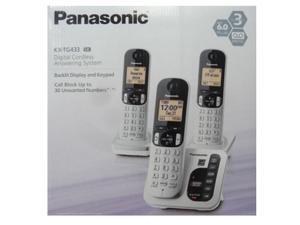 Panasonic KX-TG433SK DECT 6.0 Cordless Phone System w/ Call Block & Silent Mode Panasonic KX-TG433SK DECT 6.0 Cordless Phone System w/ Call Block & Silent Mode