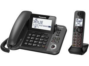 Panasonic KX-TGF380M DECT 6.0 1-Handset Bluetooth Landline Telephone with corded based unit Panasonic KX-TGF380M DECT 6.0 1-Handset Bluetooth Landline Telephone with corded based unit