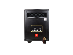 1,000 SQ FT Deluxe Quartz Black Indoor Space Heater with 6 Quartz Emitters, Remote Control & 2 Year Warranty! 1,000 SQ FT Deluxe Quartz Black Indoor Space Heater with 6 Quartz Emitters, Remote Control & 2 Year Warranty!