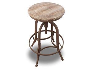 Set of 4 Chester Retro Steel Rotating Adjustable Height Barstool - Fire Brown Set of 4 Chester Retro Steel Rotating Adjustable Height Barstool - Fire Brown