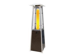 Modern Home Portable Glass Tube Tabletop Propane Patio Heater - Tuscan Bronze Modern Home Portable Glass Tube Tabletop Propane Patio Heater - Tuscan Bronze