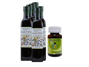 Maria Treben’s Authentic Swedish Bitters (16.9oz/500ml) x 6 AND Episolve GI - Cures for Heartburn (60 capsules) Maria Treben’s Authentic Swedish Bitters (16.9oz/500ml) x 6 AND Episolve GI - Cures for Heartburn (60 capsules)