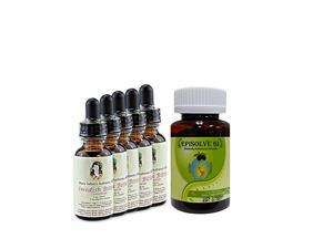 Maria Treben's Authentic Swedish Bitters Concentrate (1oz/30ml/5-bottle) AND Episolve GI - Fast Relief for HeartBurn (60 capsules) Maria Treben's Authentic Swedish Bitters Concentrate (1oz/30ml/5-bottle) AND Episolve GI - Fast Relief for HeartBurn (60 capsules)