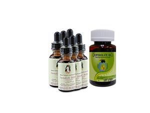 Maria Treben's Authentic Swedish Bitters Concentrate (1oz/30ml/6-bottle) AND Episolve GI - Way to get rid of Heartburn (60 capsules) Maria Treben's Authentic Swedish Bitters Concentrate (1oz/30ml/6-bottle) AND Episolve GI - Way to get rid of Heartburn (60 capsules)