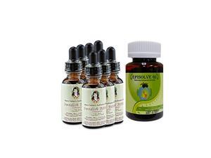 Maria Treben's Authentic Swedish Bitters Concentrate (1oz/30ml/7-bottle) AND Episolve GI - Treatment for Antacid (60 capsules) Maria Treben's Authentic Swedish Bitters Concentrate (1oz/30ml/7-bottle) AND Episolve GI - Treatment for Antacid (60 capsules)