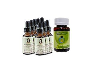 Maria Treben's Authentic Swedish Bitters Concentrate (1oz/30ml/8-bottle) AND Episolve GI - Natural Way to cure Acid Reflux (60 capsules) Maria Treben's Authentic Swedish Bitters Concentrate (1oz/30ml/8-bottle) AND Episolve GI - Natural Way to cure Acid Reflux (60 capsules)
