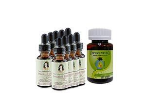 Maria Treben's Authentic Swedish Bitters Concentrate (1oz/30ml/9-bottle) AND Episolve GI - Acid Reflux relief (60 capsules) Maria Treben's Authentic Swedish Bitters Concentrate (1oz/30ml/9-bottle) AND Episolve GI - Acid Reflux relief (60 capsules)