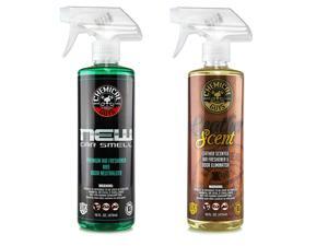 Chemical Guys AIR_300 - New Car Scent & Leather Scent Combo Pack (16 oz) Chemical Guys AIR_300 - New Car Scent & Leather Scent Combo Pack (16 oz)