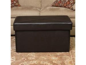 Christopher Knight Home 232218BRN Nottingham Folding Leather Storage Ottoman - Brown Christopher Knight Home 232218BRN Nottingham Folding Leather Storage Ottoman - Brown