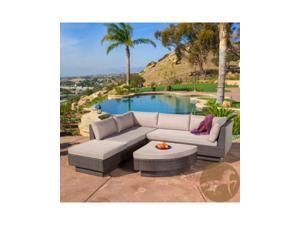 Christopher Knight Home Branson 4pc Multibrown Outdoor Sectional Christopher Knight Home Branson 4pc Multibrown Outdoor Sectional