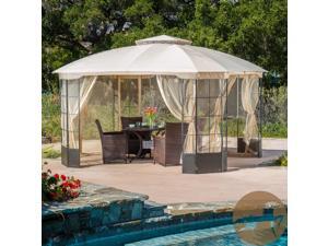 Christopher Knight Home Westerly Camel Gazebo Christopher Knight Home Westerly Camel Gazebo