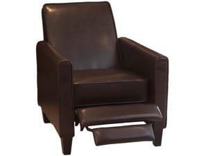 Christopher Knight Home Leather Recliner Club Chair - Brown Christopher Knight Home Leather Recliner Club Chair - Brown