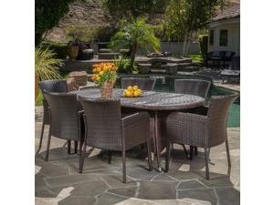 Christopher Knight Home Corsica Outdoor 7-piece Wicker Dining Set Christopher Knight Home Corsica Outdoor 7-piece Wicker Dining Set
