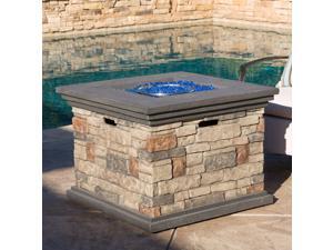 Christopher Knight Home Chesney 32-inch Outdoor Square Liquid Propane Fire Pit with Lava Rocks Christopher Knight Home Chesney 32-inch Outdoor Square Liquid Propane Fire Pit with Lava Rocks