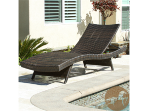 Christopher Knight Home Outdoor Brown Wicker Adjustable Chaise Lounge Christopher Knight Home Outdoor Brown Wicker Adjustable Chaise Lounge