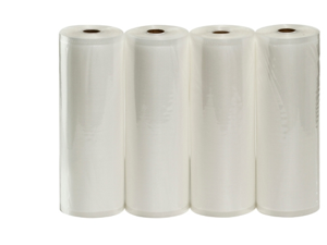 Four VacMaster 11" X 50' Rolls of Bags for Foodsaver and other Vacuum Sealer Machines Four VacMaster 11" X 50' Rolls of Bags for Foodsaver and other Vacuum Sealer Machines