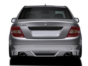 Couture Polyurethane Mercedes C Class W204 4DR Vortex Rear Lip Under Spoiler Air Dam (base model) - 1 Piece > 2008-2011 Couture Polyurethane Mercedes C Class W204 4DR Vortex Rear Lip Under Spoiler Air Dam (base model) - 1 Piece > 2008-2011