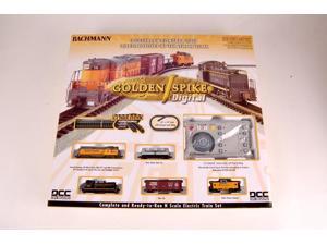 Bachmann N Scale Train Train Set DCC Equipped Golden Spike 24131 Bachmann N Scale Train Train Set DCC Equipped Golden Spike 24131