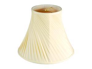 Crisp Twist Shantung Fabric Bell Lamp Shade 8x16x12 Crisp Twist Shantung Fabric Bell Lamp Shade 8x16x12