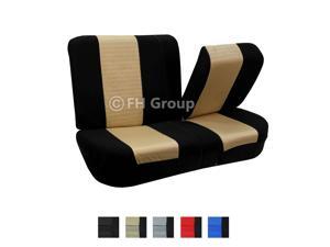 Fabric Split Bench Seat Cover Beige Fabric Split Bench Seat Cover Beige