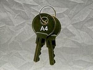 Apg Cash Drawers Pk-8K-A4 2 Key Set, Key Type A4 For All Apg Heavy Duty Drawers Apg Cash Drawers Pk-8K-A4 2 Key Set, Key Type A4 For All Apg Heavy Duty Drawers