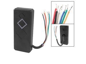 DC 12V Door Proximity ID Weigand 26 RFID Card Reader in Black colour DC 12V Door Proximity ID Weigand 26 RFID Card Reader in Black colour