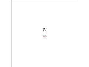 Snellen Type Plastic Eye Chart - 20' Snellen Type Plastic Eye Chart - 20'