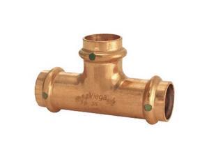 Viega ProPress 2918 Copper Tee, 1-1/4" x 1-1/4" x 3/4" Viega ProPress 2918 Copper Tee, 1-1/4" x 1-1/4" x 3/4"