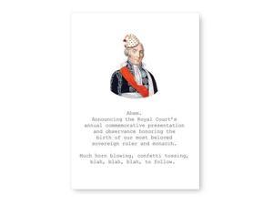 Tokyo Milk Greeting Card - Ahem. Announcing the Royal Court's Tokyo Milk Greeting Card - Ahem. Announcing the Royal Court's