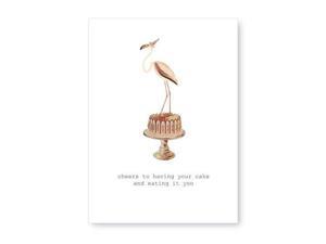 Tokyo Milk Objects to Desire Greeting Card Cheers to having your cake Tokyo Milk Objects to Desire Greeting Card Cheers to having your cake