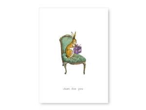 Tokyo Milk Objects to Desire Greeting Card Just for you Tokyo Milk Objects to Desire Greeting Card Just for you