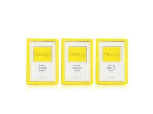 Yardley of London Royal English Daisy 3 x 3.4 oz Luxury Hand Soap Yardley of London Royal English Daisy 3 x 3.4 oz Luxury Hand Soap