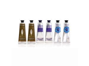 L'Occitane Happy Hands Kit 2x Shea Butter Hand Cream 30ml + 2x Lavender Hand Cream 30ml + 2x Verveine Cooling Hand Cream Gel 30ml 6-Piece Set L'Occitane Happy Hands Kit 2x Shea Butter Hand Cream 30ml + 2x Lavender Hand Cream 30ml + 2x Verveine Cooling Hand Cream Gel 30ml 6-Piece Set