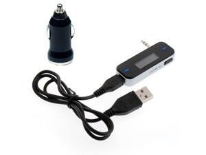 Wireless 3.5mm In-car Handsfree & Fm Transmitter with Car Charger for iPod/iPhone/Nokia/HTC Mobile Phone MP3 MP4 Black Wireless 3.5mm In-car Handsfree & Fm Transmitter with Car Charger for iPod/iPhone/Nokia/HTC Mobile Phone MP3 MP4 Black