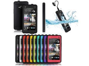 2014 Durable Ultra-Slim Waterproof Shockproof Dirtproof Snowproof Case Protective Hard Back Cover For HTC One M7 - Black 2014 Durable Ultra-Slim Waterproof Shockproof Dirtproof Snowproof Case Protective Hard Back Cover For HTC One M7 - Black