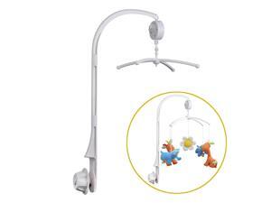 White Rotating Musical Baby Crib Mobile Bed Bell Holder Arm Bracket + Wind-up Music Box for Baby Below 3 Years with the Song "You are My Sunshine" White Rotating Musical Baby Crib Mobile Bed Bell Holder Arm Bracket + Wind-up Music Box for Baby Below 3 Years with the Song "You are My Sunshine"