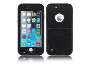 Black Premium Durable Waterproof Case Shockproof Dirtproof Snowproof Rainproof Case Cover with Stand for iPhone 6 Plus 5.5" - Touch ID Support & Fingerprint Identification Black Premium Durable Waterproof Case Shockproof Dirtproof Snowproof Rainproof Case Cover with Stand for iPhone 6 Plus 5.5" - Touch ID Support & Fingerprint Identification