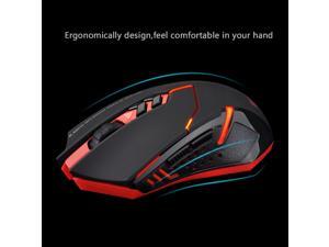 Victake 2000 DPI Optical 2.4GHz Wireless USB Gaming Mouse - Red Victake 2000 DPI Optical 2.4GHz Wireless USB Gaming Mouse - Red