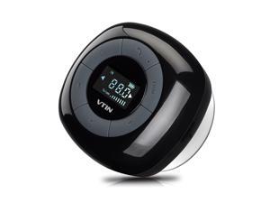Vtin Relaxer Mini Water Resistant Portable Wireless Bluetooth 4.0 Shower Speaker - FM Radio, Unique LCD Display Design, Waterproof, Crisp Sound Vtin Relaxer Mini Water Resistant Portable Wireless Bluetooth 4.0 Shower Speaker - FM Radio, Unique LCD Display Design, Waterproof, Crisp Sound